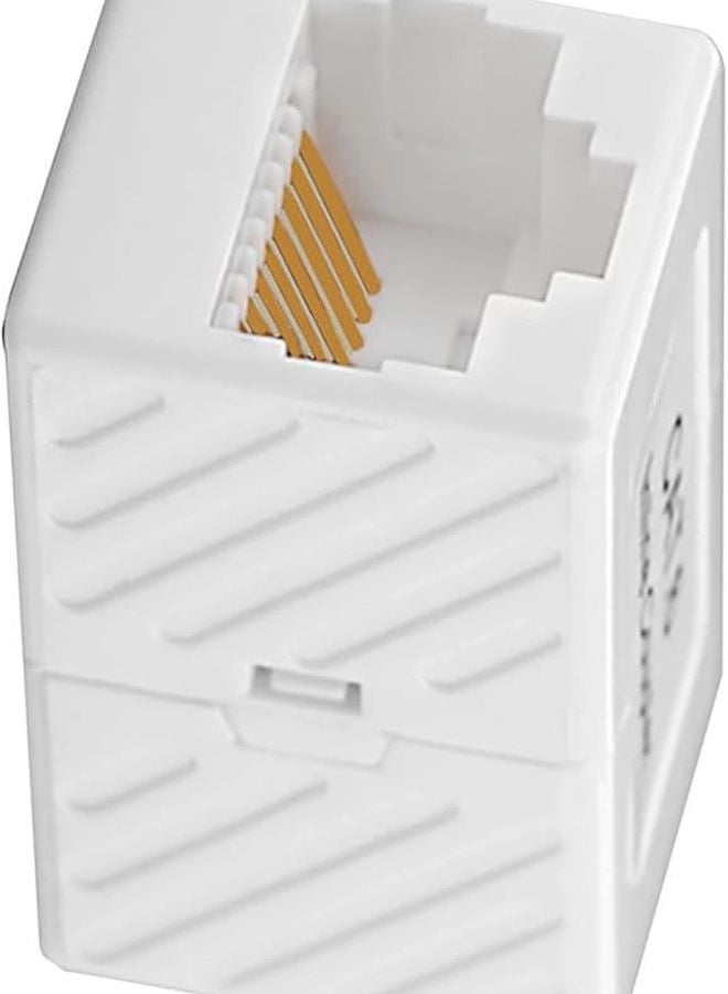 Cat6A RJ45 Ethernet Coupler Female to Female Dual Channel Network Extender Adapter - Image 5